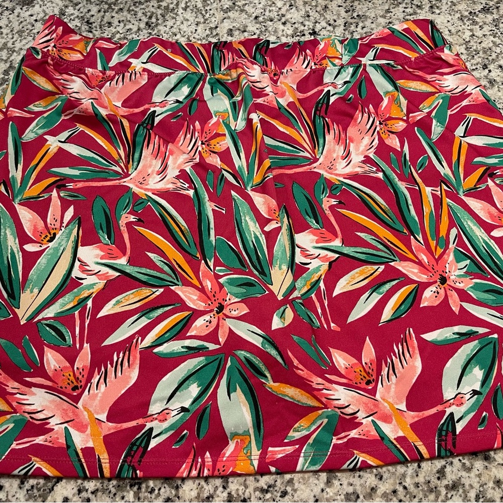 COPY - Crown & Ivy Skirt with spandex shorts underneath